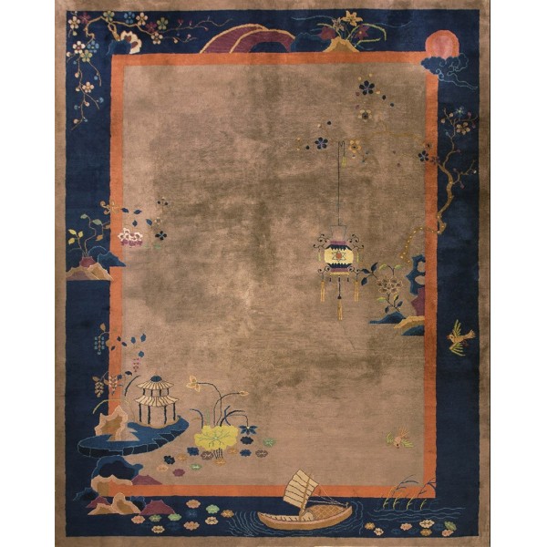 1920s Chinese Art Deco Carpet 